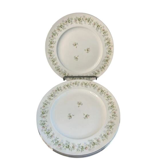 4 Johann Haviland “Forever Spring” 10” Dinner Plates Porcelain Germany EUC - Picture 6 of 16